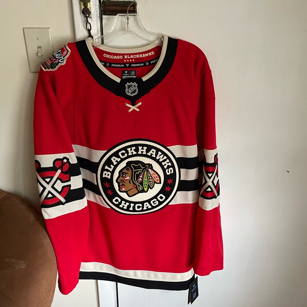 Chicago Blackhawks Fanatics men’s NHL winter classic jersey 50